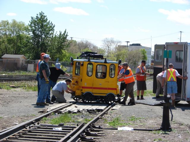 Mark Sorensen unloading
