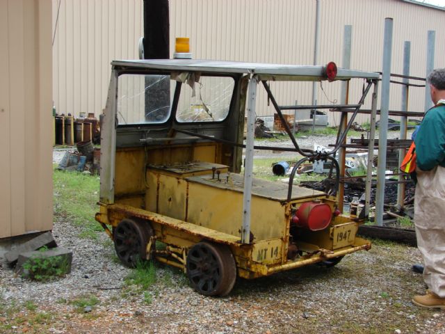 A derelict car, but all there