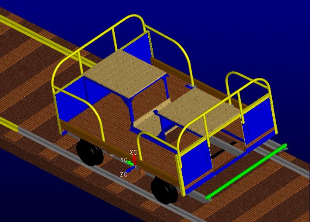 CAD drawing of the A-3 in alaska colors