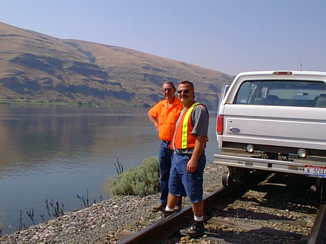 myself and Jim Morefield our host from the Camas Prarie