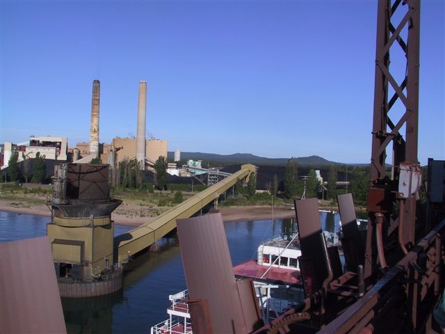 Coal plant and Ore Freighter
