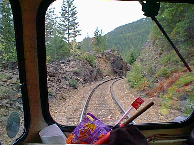 one of many rock cuts .
