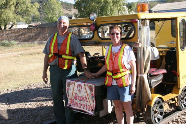 Norma and Ken Huffines were married shortly before this trip.