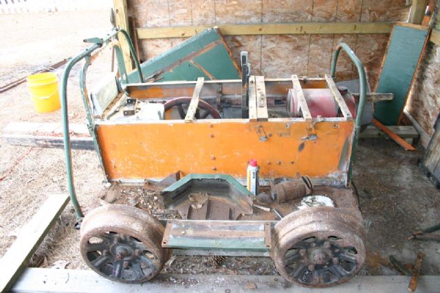 Here is a series of pictures Ive taken in the demolition of the wooden cab